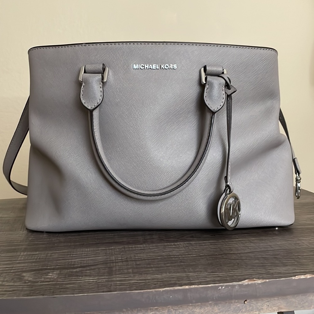 Gray Michael Kors Tote
